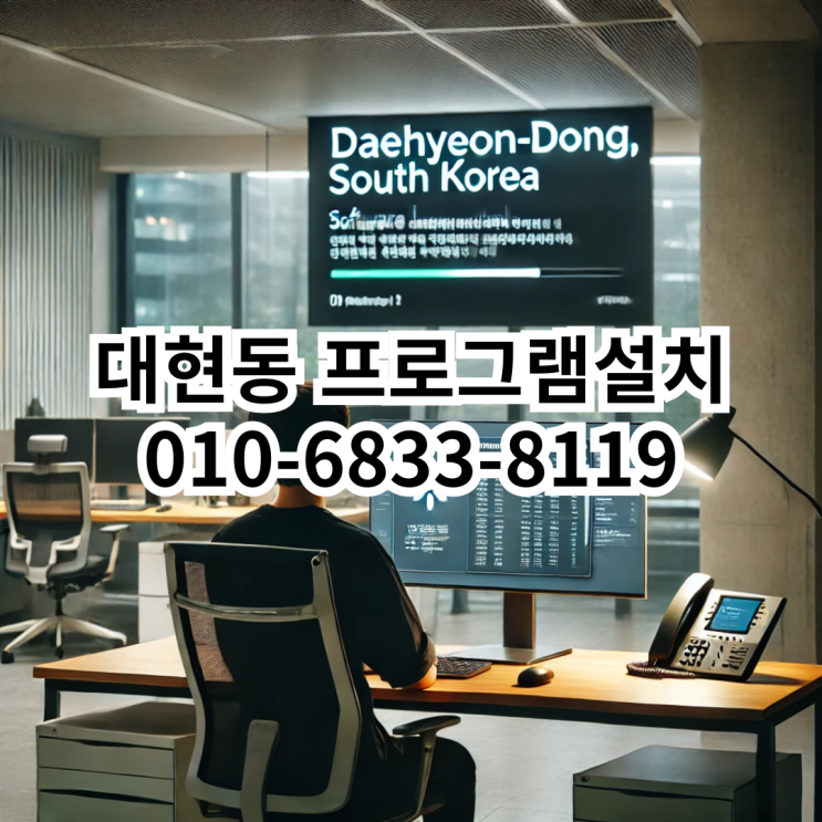  대현동에서 프로그램 설치가 필요할 때 믿을 수 있는 동네형컴퓨터