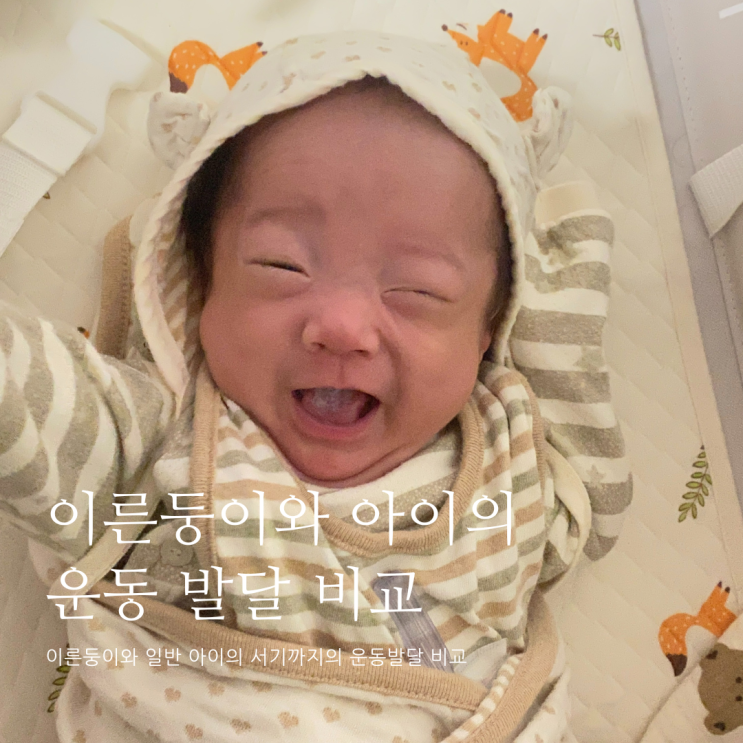 이른둥이와 일반 아이의 운동 발달 비교 이른둥이발달 이른둥이와 일반 아이의 운동 발달 비교 이른둥이발달