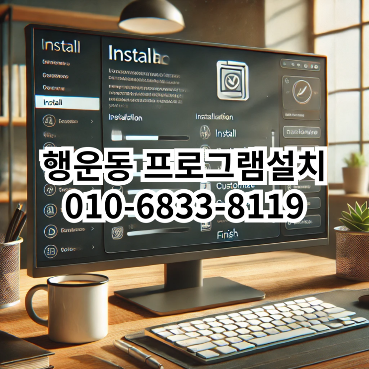  행운동 프로그램 설치 서비스 안내