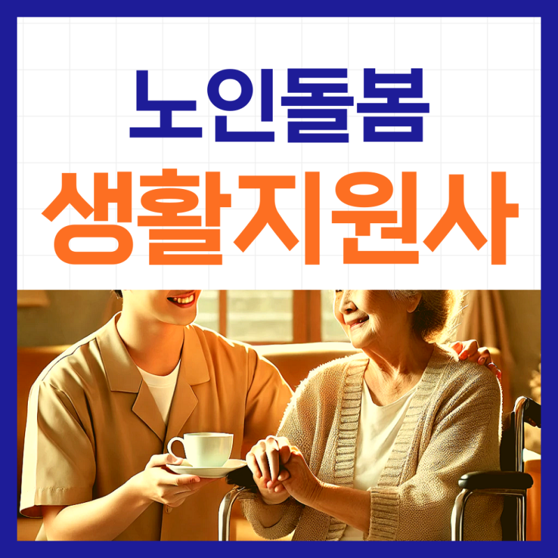 노인돌봄 생활지원사 급여 하는일 비교 과정