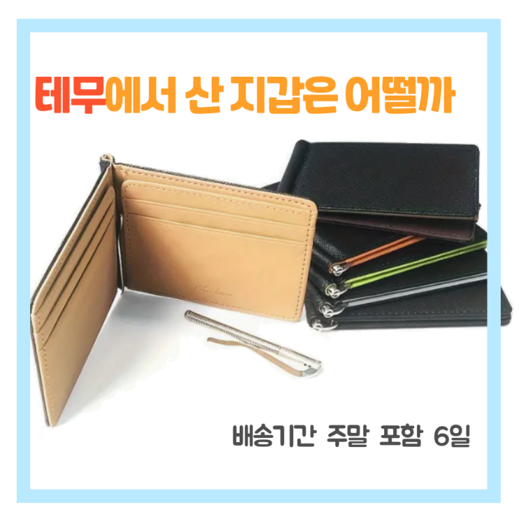  테무 첫 쇼핑 후기 영수증 리뷰!(1) 지갑, 제모 배송기간