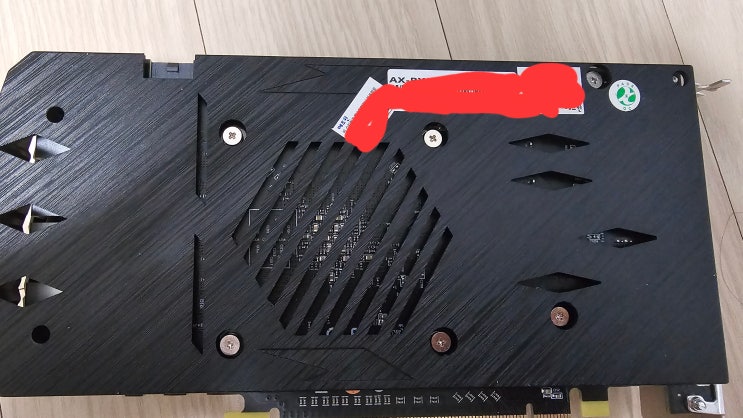  액슬 라데온 RX580 2048 SP 애즈윈 AS 받아봄