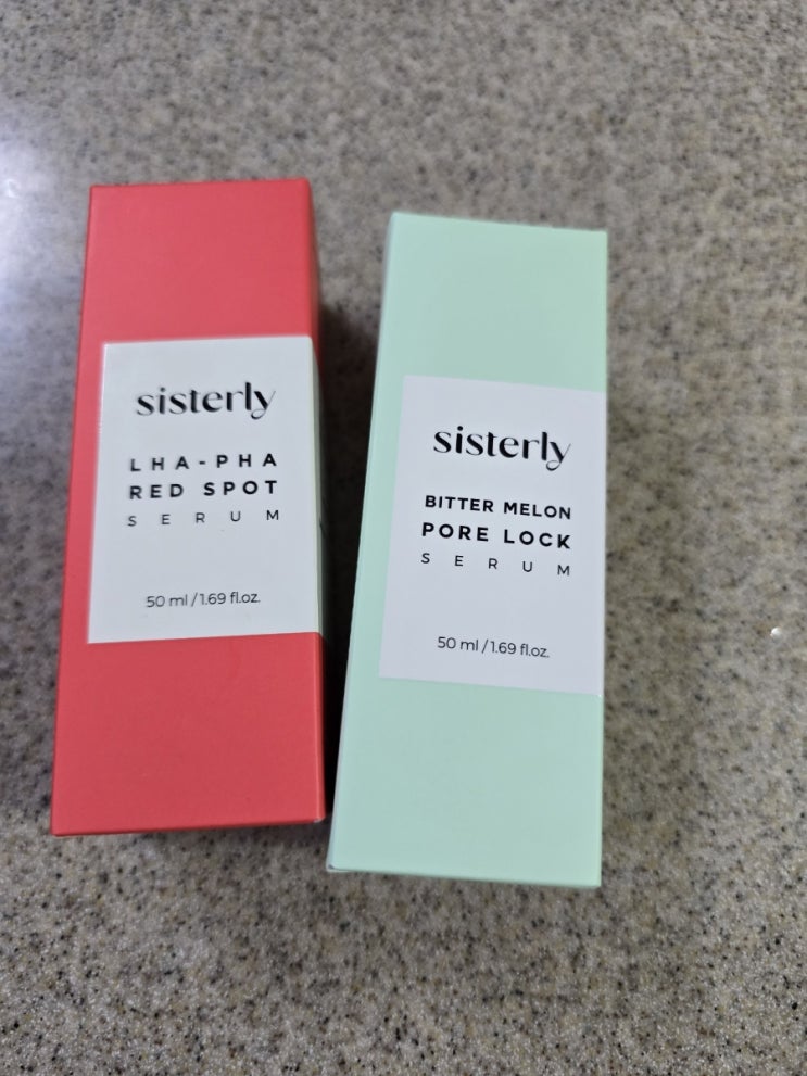 씨스터리 비터멜론 포어락세럼 으로 여름철 모공관리 했어요