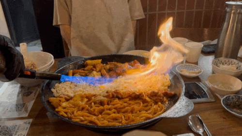  학동역 근처 맛집 류몽민 닭갈비 꿀조합 메뉴 추천