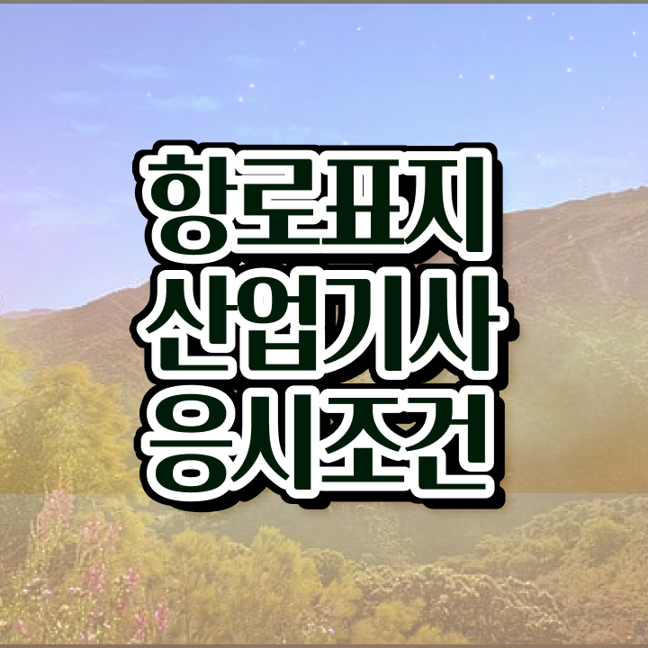  항로표지산업기사 시험응시조건 학점은행제로 간편하게 성공한 노하우