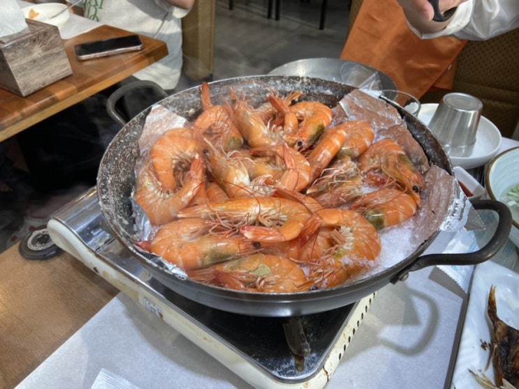  대전 대하구이 맛집, 중리동 중부회수산 대하 가격