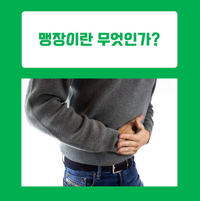  맹장염 증상과 자가진단 및 맹장 위치는?