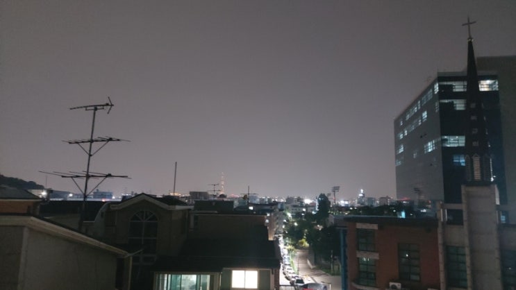  시원한 늦여름의 밤