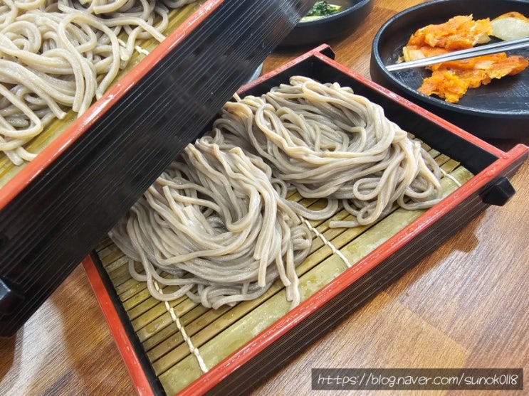  야당역 점심 메밀국수 광화문미진 판메밀 돈까스 김치전