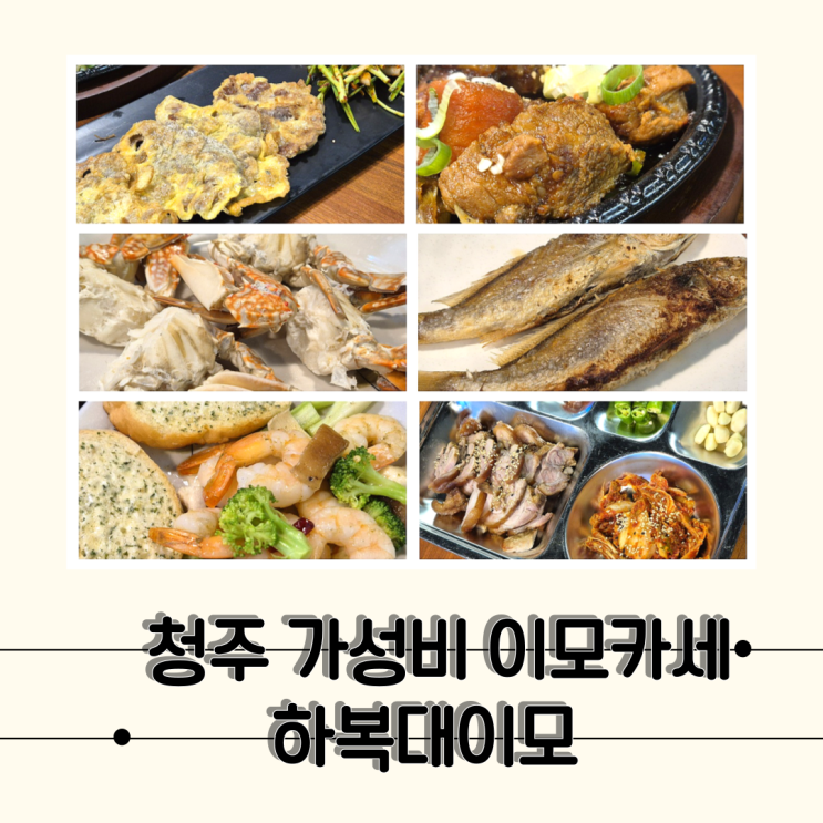  [청주] 안주가 끝도 없이 나오는 가성비 청주 이모카세, 하복대이모
