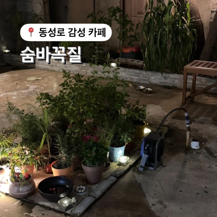  반월당 예쁜 주택개조 카페 숨바꼭질