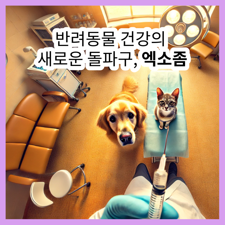  강아지 엑소좀과 고양이 엑소좀: 반려동물 건강을 위한 혁신적 치료법 알아보기