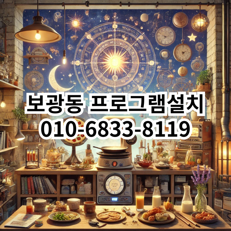 보광동에서 전문적인 프로그램 설치 서비스를 제공하는 동네형컴퓨터