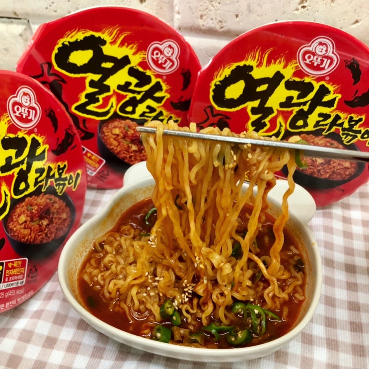  열광라볶이 오뚜기 신상라면 존맛 밥까지 비벼먹은 후기