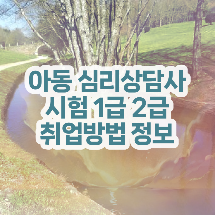  대구심리상담센터 , 심리상담사 자격증 비용없이 온라인으로 합격한 후기 , 활용 방법