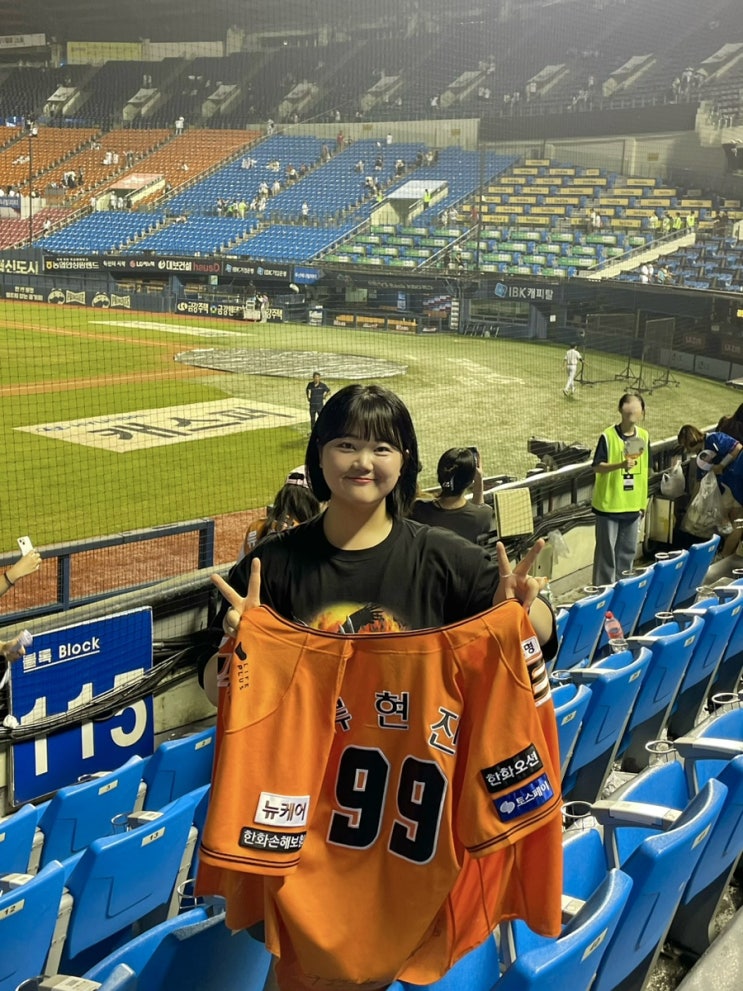 한화 vs <b>두산</b> 직관 || <b>잠실</b>야구장 #118블럭10열