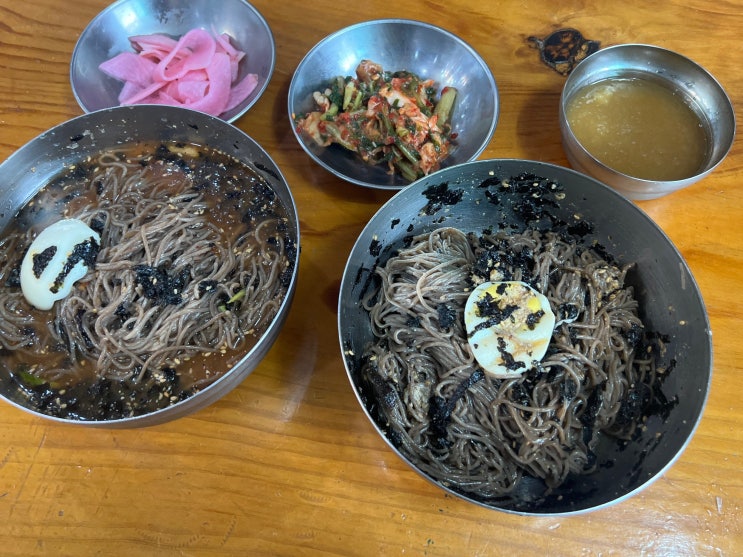  평창 남촌막국수 봉평재래시장 들기름 막국수 맛집