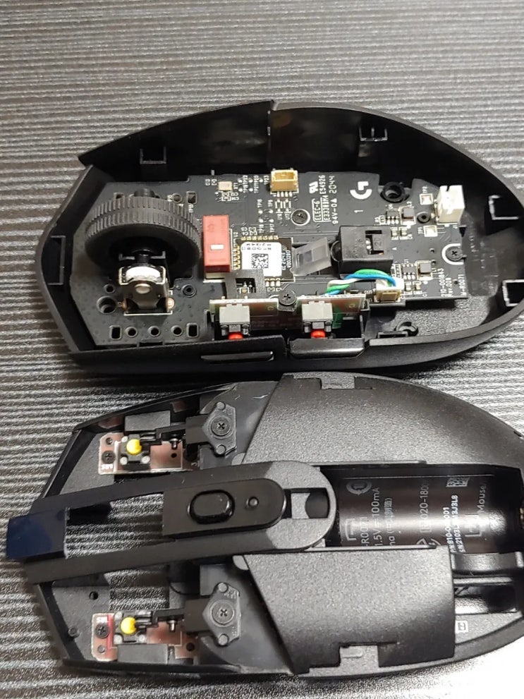  로지텍 G304 분해 및 저소음 개조하기