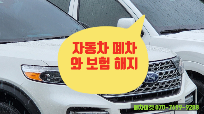  자동차 폐차와 보험 해지