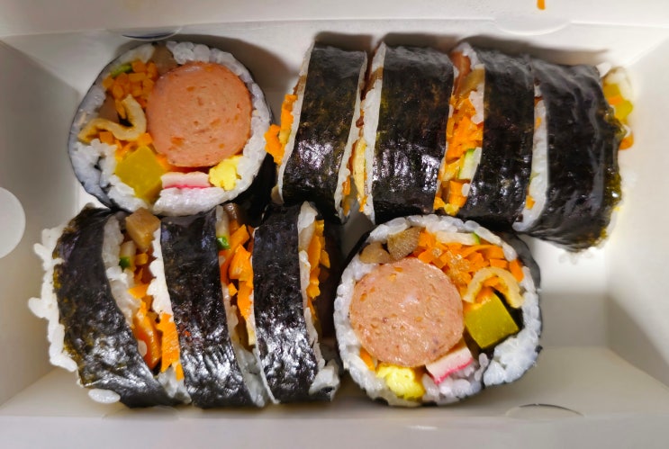 정마니김밥 왕쏘김밥, 햄치즈 토스트 후기 정마니김밥 왕쏘김밥, 햄치즈 토스트 후기