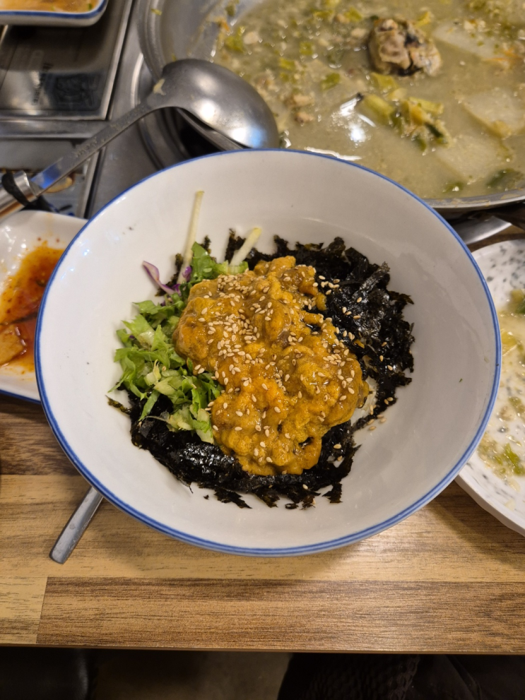  [서귀포시 서귀동] 가파도식탁 (금태로 지리를 끓이고, 우니로 비빔밥을 만드는 사치스러운 한 끼)