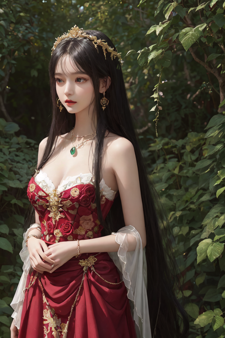  자캐 프로필: 신비한 장미 숲의 수호자 - 로자린다 블랙로즈