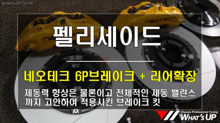  팰리세이드 네오테크 6P브레이크, 리어확장 킷 장착