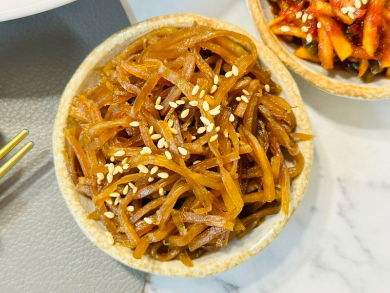 밑반찬 종류 우엉채조림 알토란 우엉조림 만드는 법