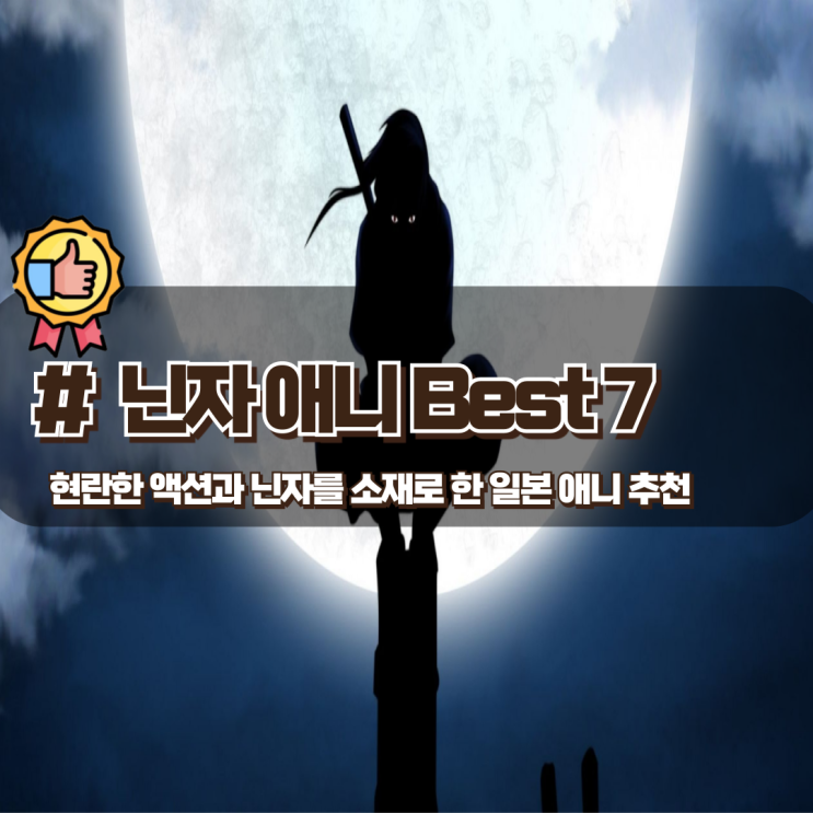  현란한 액션과 닌자를 소재로 한 일본 애니 추천 Best 7