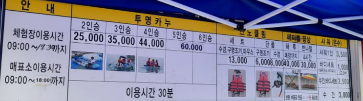  강원도 장호항 스노클링 2시간 체험기