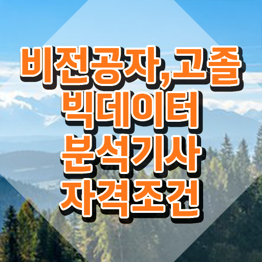  빅데이터 분석 기사시험 빅데이터분석기사 시험응시자격 온라인 과정으로 편하게 성공한 전략