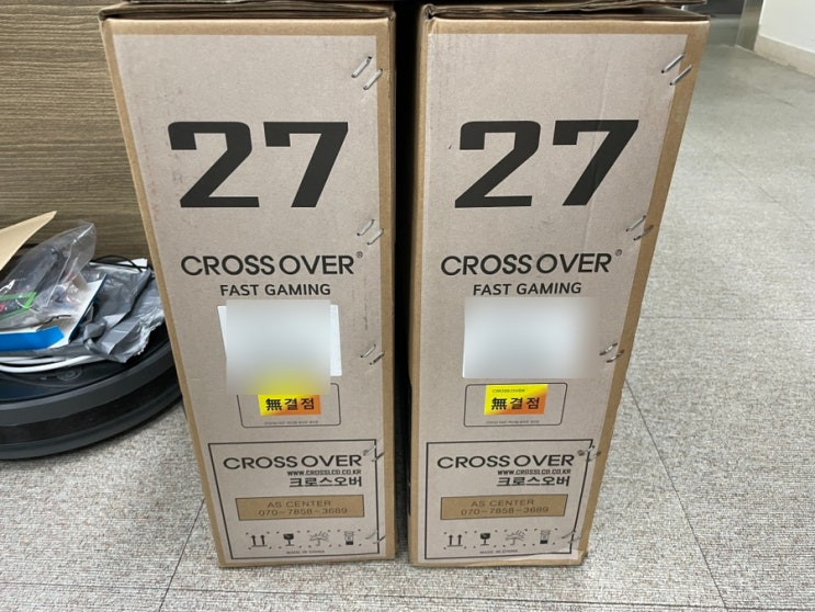  크로스오버 모니터 구입 27GFA9 FAST IPS180 화이트 게이밍 무결점