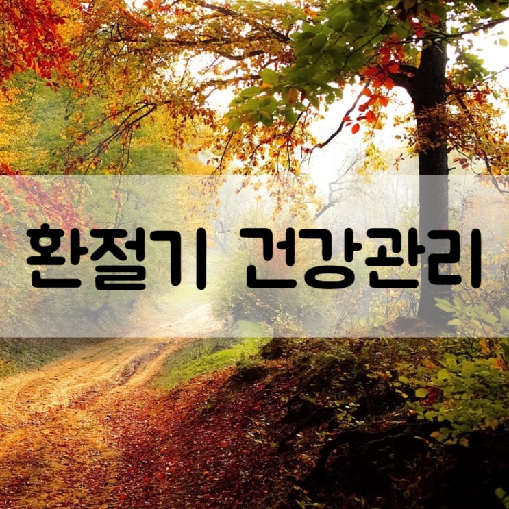  여름에서 가을로, 환절기 건강 관리 팁