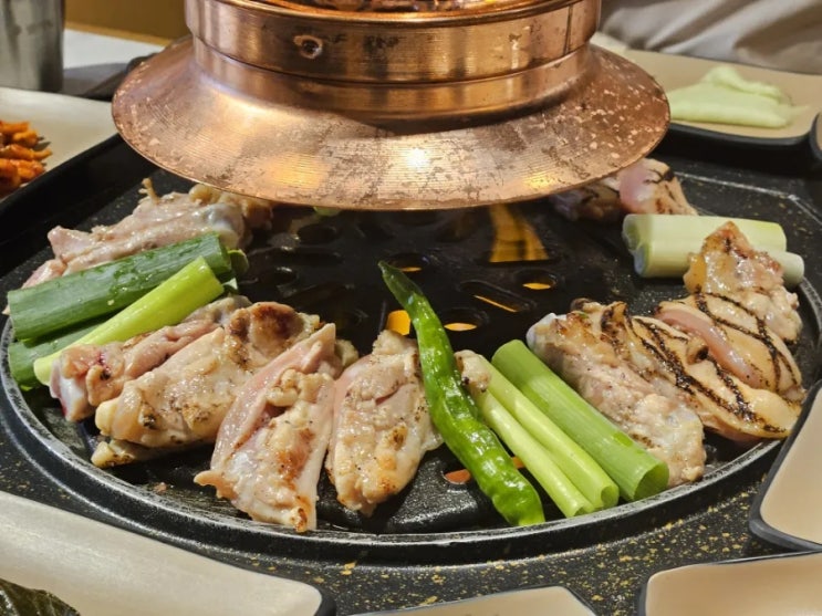  숯불닭갈비 전문 체인점 팔각도 노량진역점 후기(숯불닭갈비, 닭철판볶음밥, 비빔칼국수)