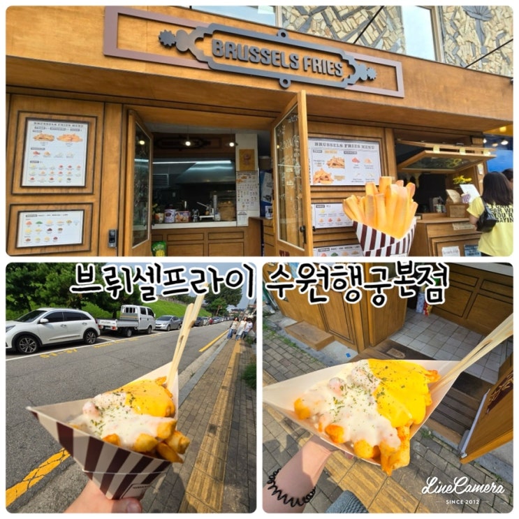  "브뤼셀프라이 수원행궁본점" 수원행궁동 가면 하나씩 들고 다니는 감자튀김