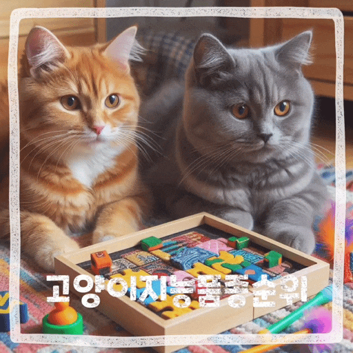  고양이지능 순위 높은 묘종 고양이 아이큐 테스트 방법