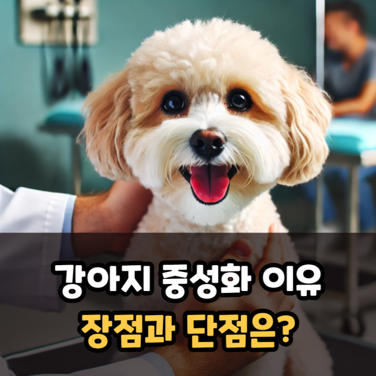  강아지 중성화 이유와 장, 단점