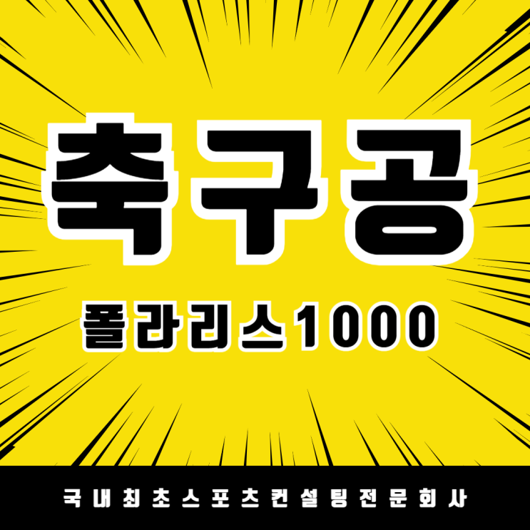  최고의 선택, 스타 폴라리스1000 축구공 납품 완료 소식