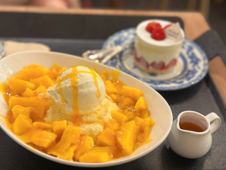  성수카페 성수동 망고빙수와 커피 맛집 아쿠아산타