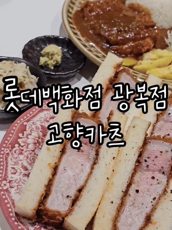  [부산/남포동 맛집] 롯데광복점 아쿠아몰4층 돈까스맛집, 고향카츠