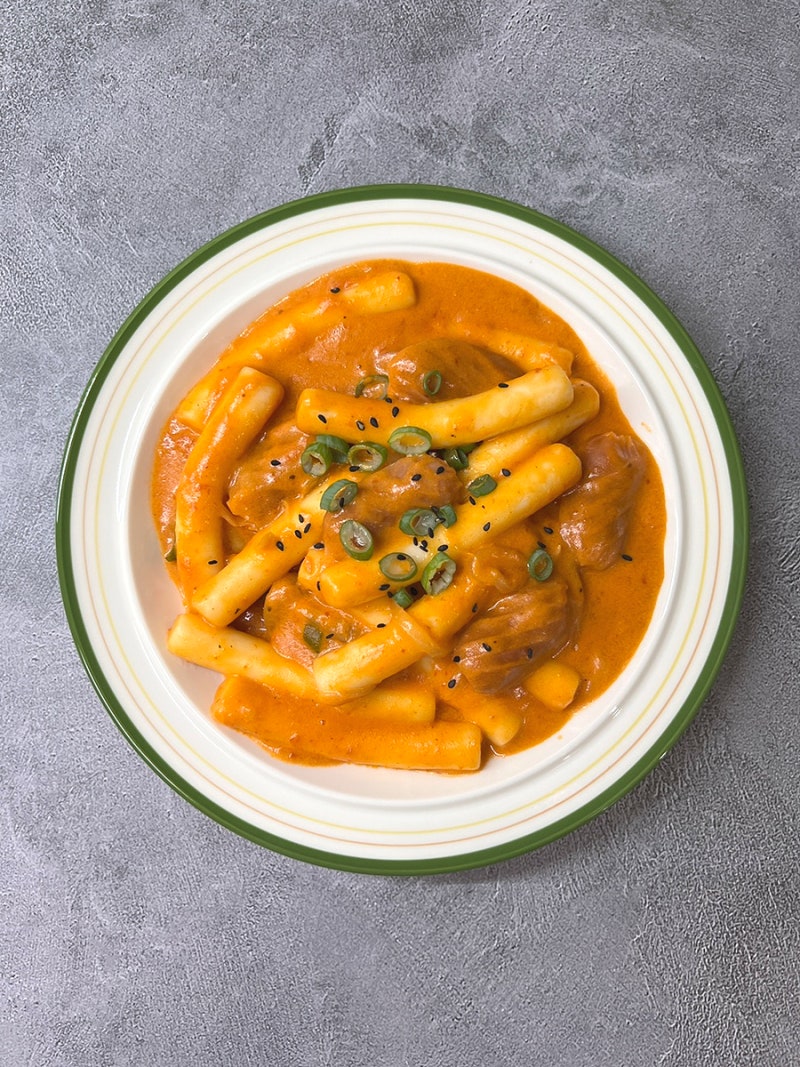 로제 떡볶이 황금레시피 우유와 로제 토마토소스로 떡볶이 만들기 소스 재료