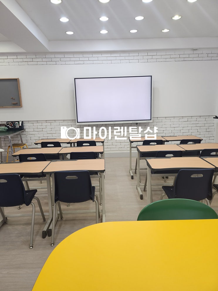  삼성 플립프로 전자칠판 렌탈 고객 75인치 벽걸이형