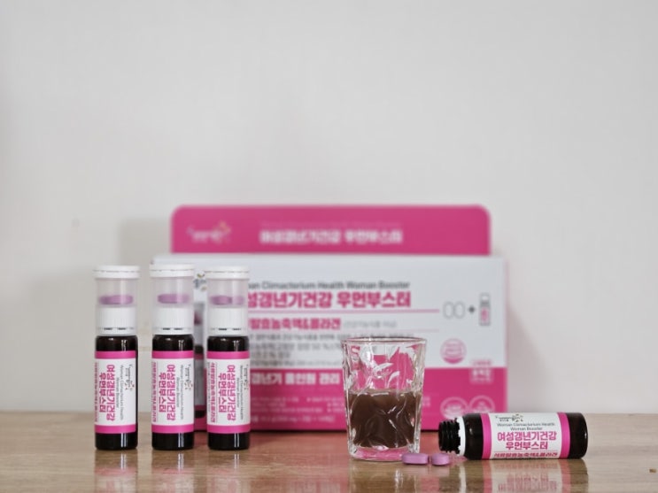  갱년기영양제 여성 건강에 도움을 주는 웅진 우먼부스터 ft 석류맛