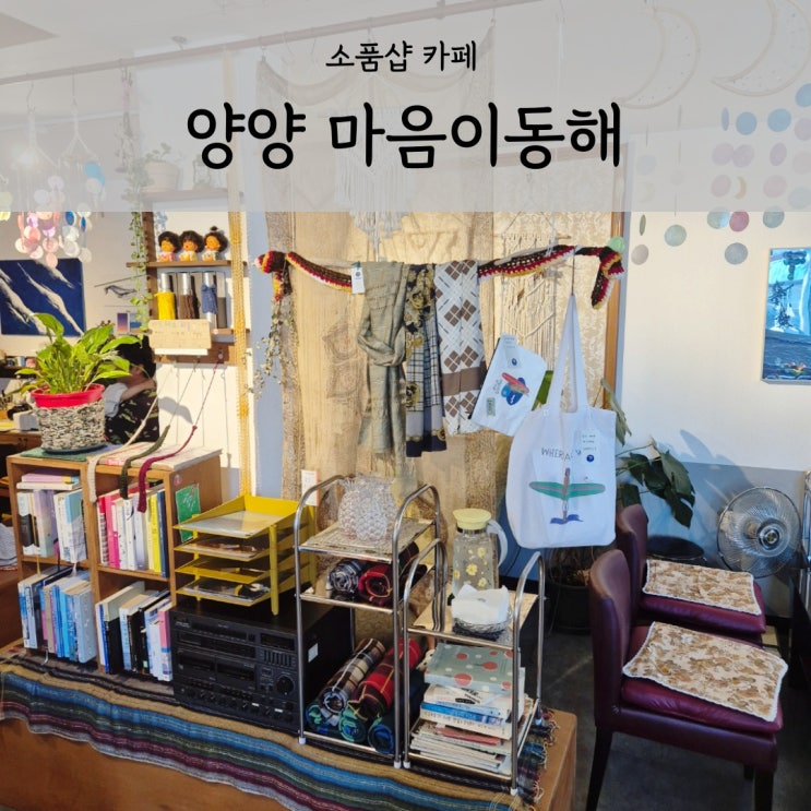  양양 마음이동해 소품샵 빈티지 레트로 카페