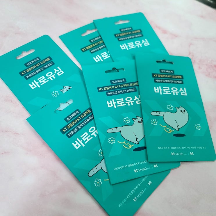  KT바로유심 가격알고 프리페이드 선불 개통해보자