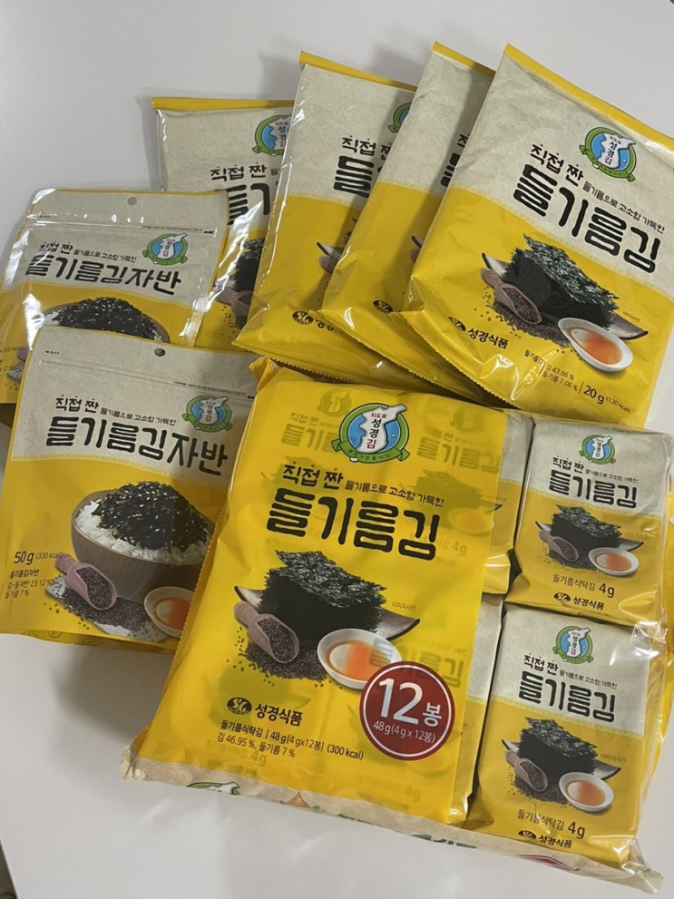  지도표성경김 들기름김 추석선물세트 추천!