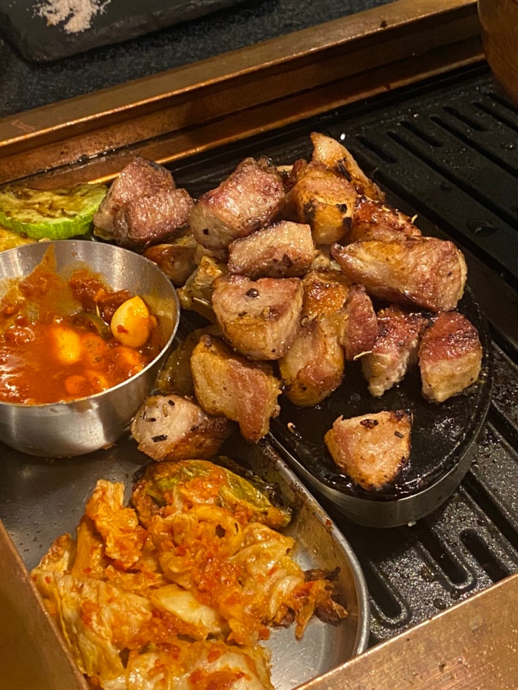  부산 반여동 구워주는 고기집 흑돼지 맛집 제주옥탑반여점