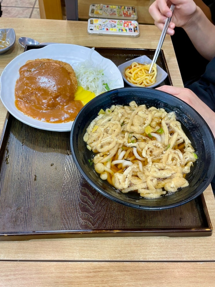 오수휴게소(하행) 겁나게 가성비 좋은 푸짐한 돈가스우동정식 코바코