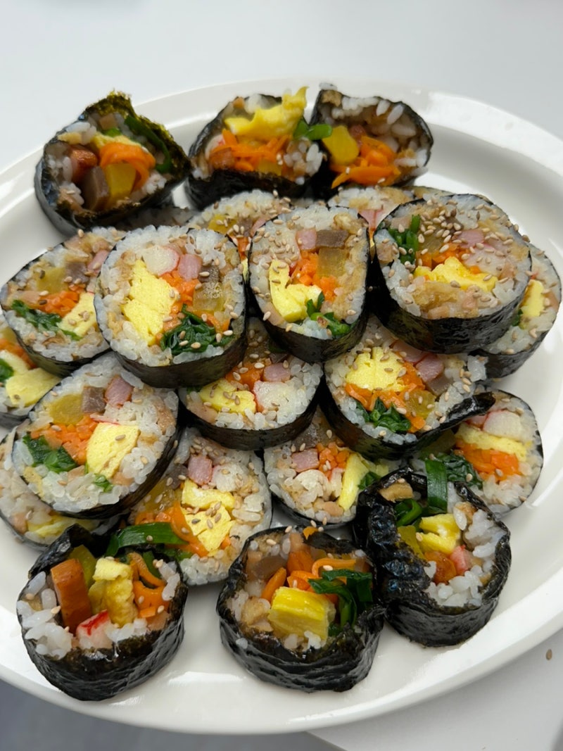 [Recipes 6] 제주 오는정 김밥st 레시피 김밥 만들기