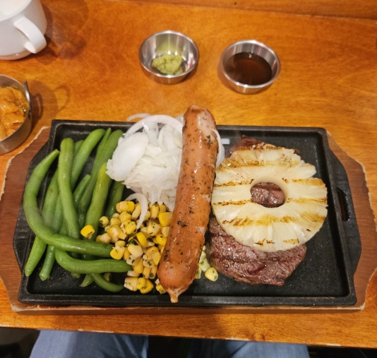  구로디지털단지 맛집 탐방 - 헤비 스테이크의 레인보우 스테이크와 사이드 메뉴 완벽 후기 리뷰
